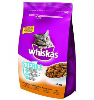 Whiskas Sterile Tavuklu 1.4 kg Kedi Maması kullananlar yorumlar